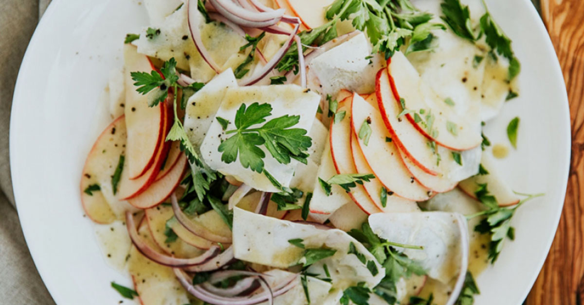 Insalata di sedano rapa e mela