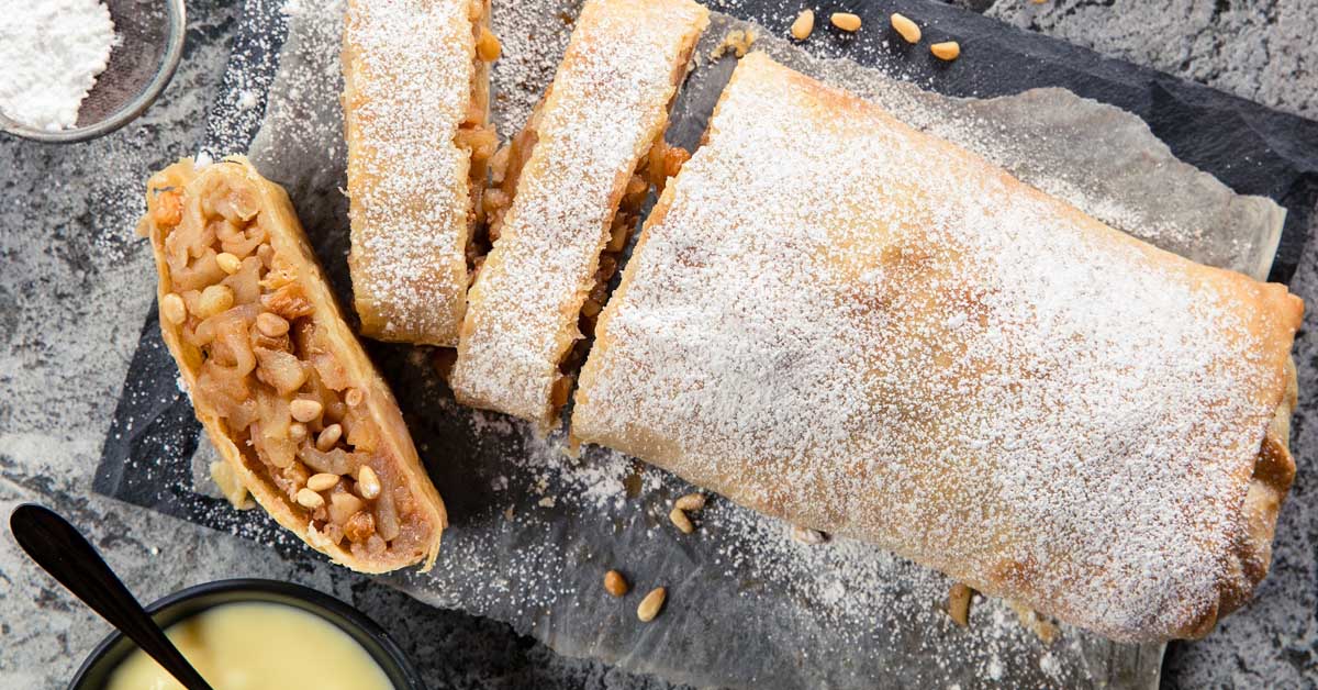 Strudel di mele e pere