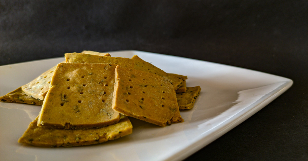 Crackers di miglio senza glutine fatti in casa